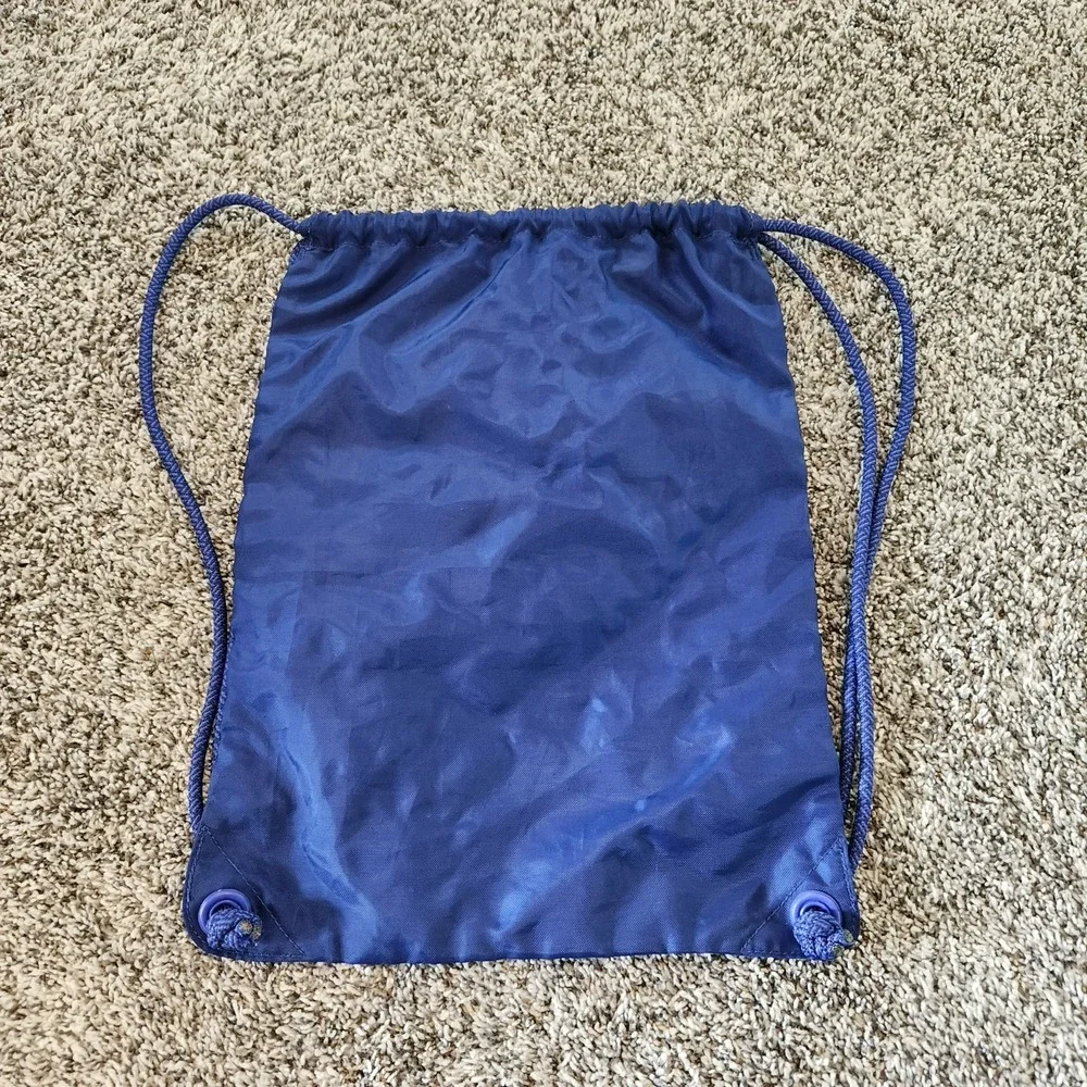 Under Armour UA Sackpack Drawstring Backpack Sack Pack Gym Bag - Blue Logo‎